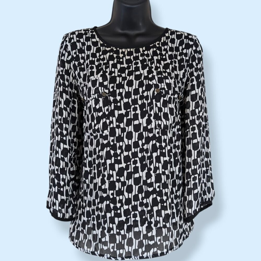 Vintage Cynthia Rowley Sheer Blouse